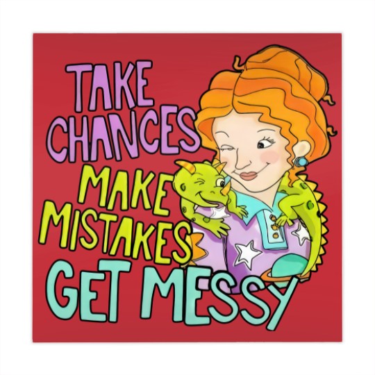 Discover Take Chances Make Mistakes Get Messy Mahjong Mats, Miss Frizzle Mahjong Mats, Magic School Bus