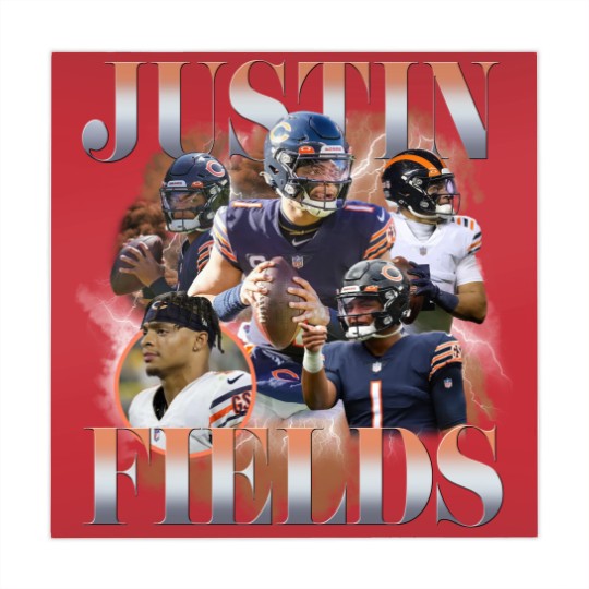 Discover JUSTIN FIELDS Mahjong Mats - Chicago Bears - Vintage Retro 90s bootleg
