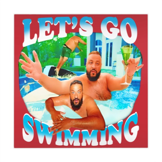 Discover Lets Go Swimming Dj Khaled Mahjong Mats, Dj Khaled Funny Mahjong Mats, Dj Khaled Merch