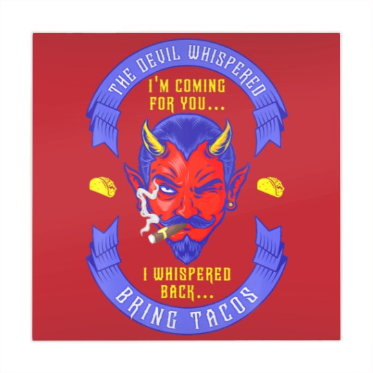 Discover Funny Latin Devil Whispered Bring Tacos Spanish Co Mahjong Mats