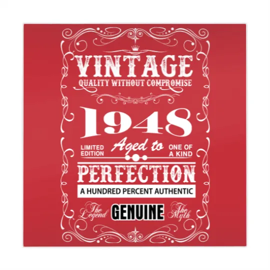 Discover Premium Vintage 1948 Aged To Perfection Mahjong Mats