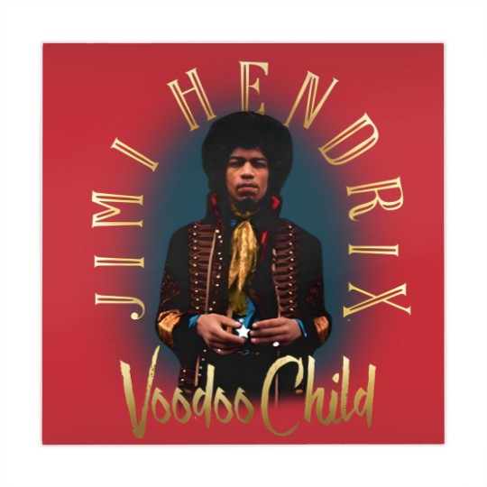 Discover Jimi Hendrix Gold Voodoo Child Mahjong Mats