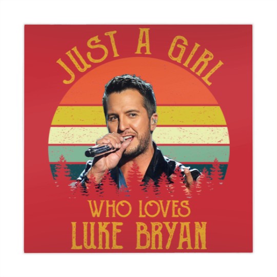 Discover Just A Girl Who Loves Luke Bryan Racerback Mahjong Mats