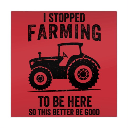 Discover I Stopped Farming To Be Here Funny Farming Mahjong Mats