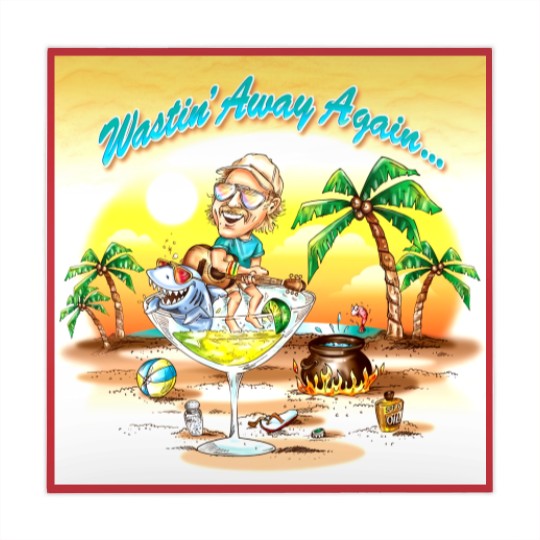 Discover Wastin' Away Again Jimmy Buffett Mahjong Mats, Vintage Jimmy Buffett Memorial Mahjong Mats