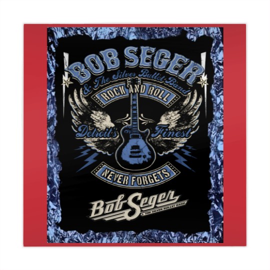 Discover Vintage Bob Seger & The Silver Bullet Band  Bob the legend Rock and Roll Mahjong Mats
