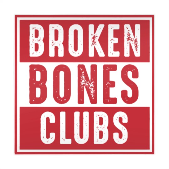 Discover Vintage 1970's Broken Bone Club - Broken Bones - Mahjong Mats