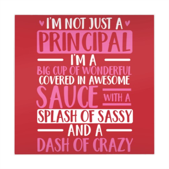 Discover Im Not Just A Principal Cute Humorous Appreciation Mahjong Mats
