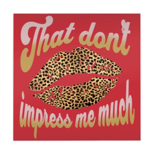 Discover Shania Twain That don't Impress me Leopard Cheetah Print Mahjong Mats