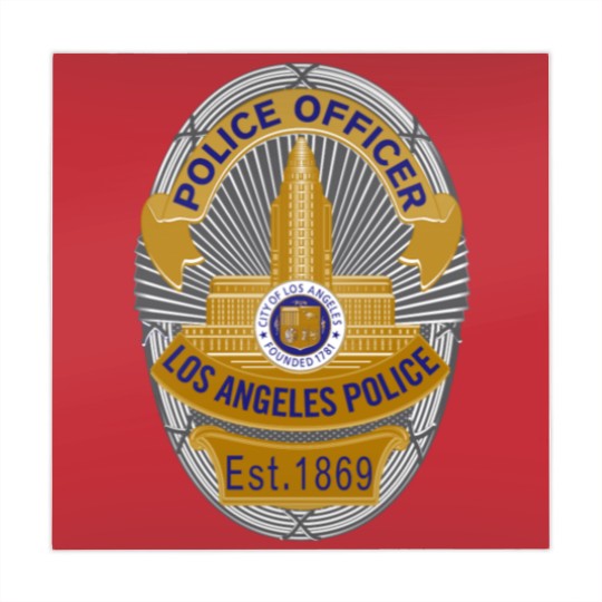 Discover LAPD Police Officer Badge Mahjong Mats