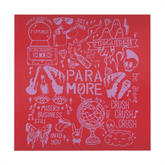Discover Paramore Tattoo Rock Music Mahjong Mats, Paramore Rock Music Band Mahjong Mats