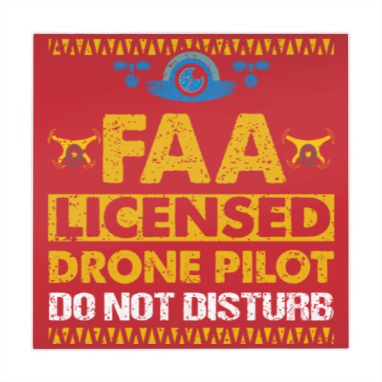 Discover FAA Licensed Drone Pilot Do Not Disturb Mahjong Mats