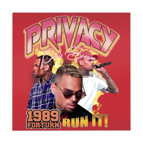Discover Vintage Privacy Chris Brown Mahjong Mats, Chris Brown Hip Hop Tour 2022 Mahjong Mats