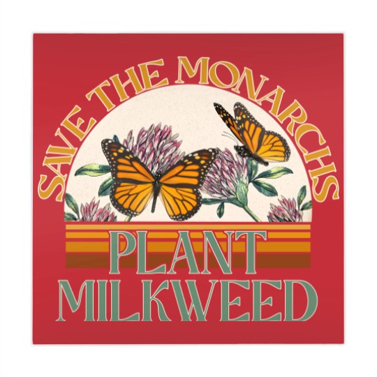 Discover Retro Save The Monarchs Plant Milkweed Butterfly Mahjong Mats For Women With Flower,Butterfly Mahjong Mats