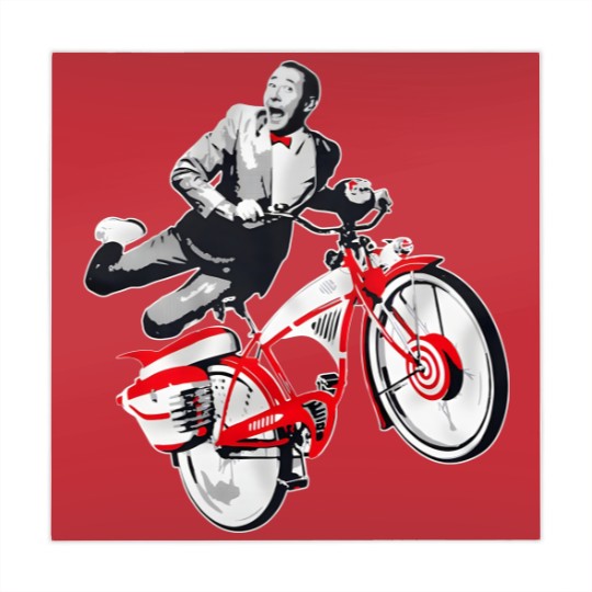 Discover Pee Wee Herman's Big Adventure Bike Mahjong Mats, Pee-Wee Herman Bike Mahjong Mats, Rip Paul Reubens Mahjong Mats