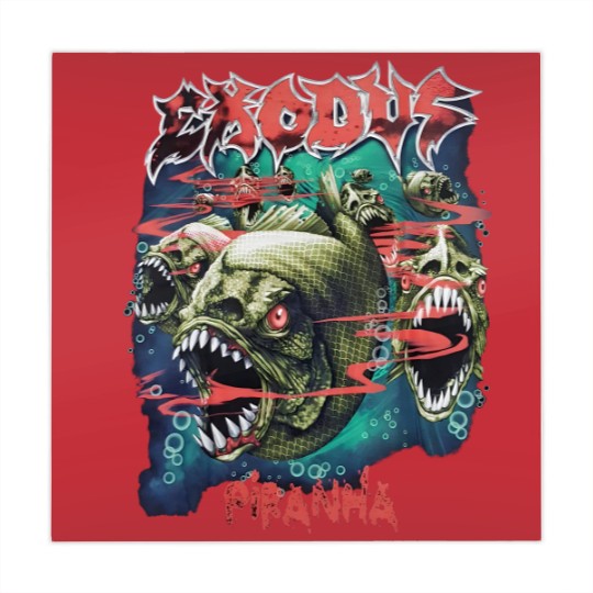 Discover Piranha Exodus Music Band Vintage 90s Mahjong Mats