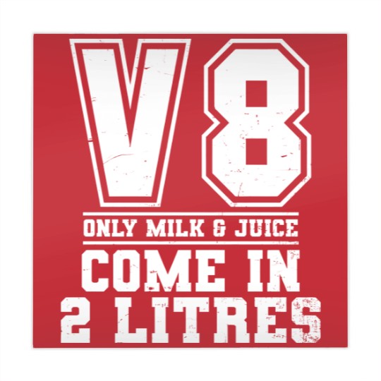 Discover V8 Engine Mahjong Mats | Milk And Juice Come 2 Litres Gift - V8 Engine - Mahjong Mats