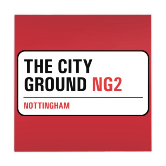 Discover Nottingham Forest - The City Ground Street Sign Mahjong Mats