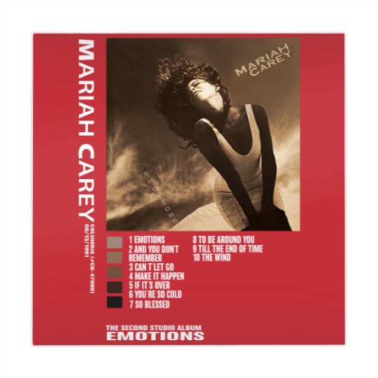 Discover Mariah Carey Emotions Album Mahjong Mats
