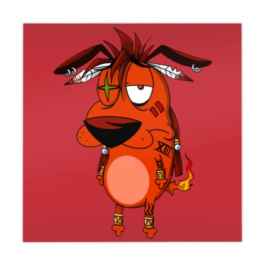 Discover Courage the Red XIII - Courage The Cowardly Dog - Mahjong Mats