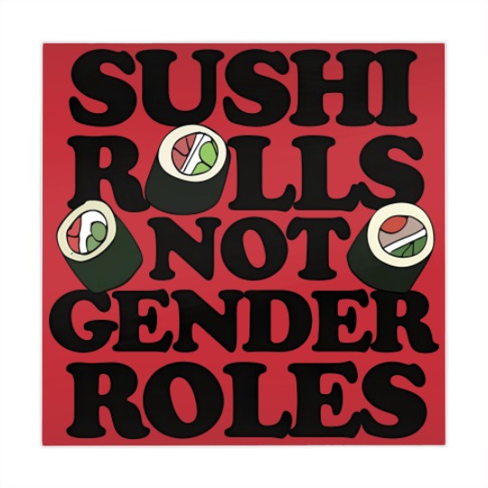 Discover Sushi Rolls not Gender Roles - Sushi Rolls Not Gender Roles - Mahjong Mats