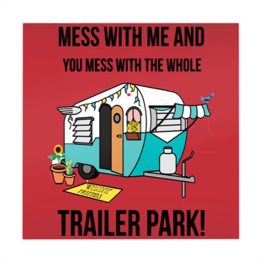 Discover Mess with me Sunnyvale Trailer Park art gift for fans movie Mahjong Mats
