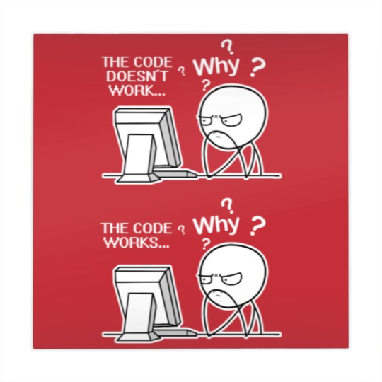 Discover Funny Programmer Code Works Why Meme Mahjong Mats