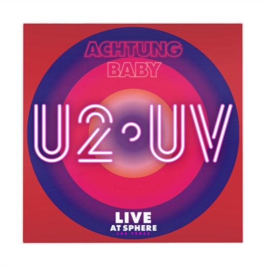 Discover U2 Band Tour 2023 Mahjong Mats, U2 UV Achtung Baby
