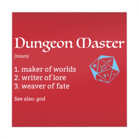 Discover DD Dungeon Master DM for Dungeons and Dragons Mahjong Mats