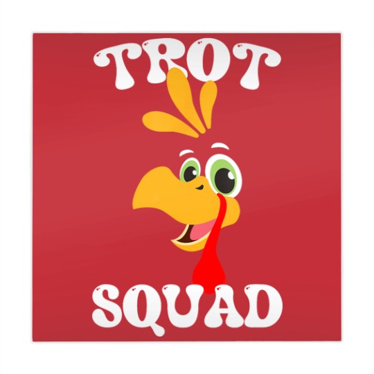Discover Trot Squad Funny Turkey Trot Matching Thanksgiving 2023 Mahjong Mats
