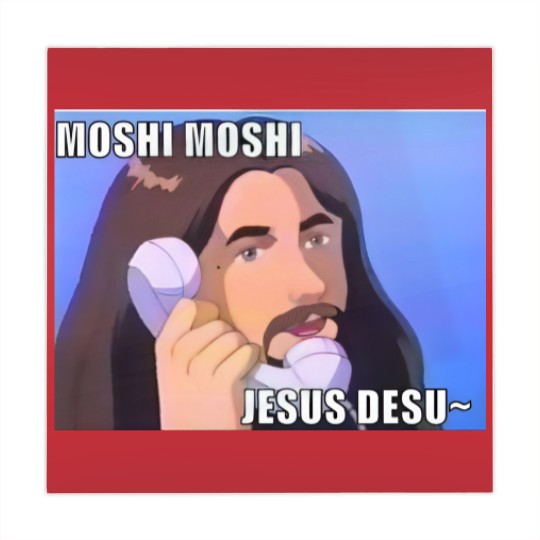 Discover moshi moshi jesus desu anime Mahjong Mats