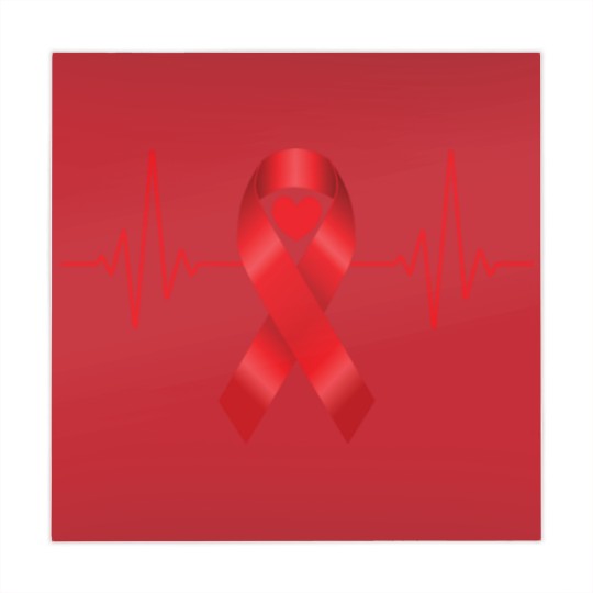 Discover World Aids Day Red Heartbeat Aids Awareness Hiv Mahjong Mats