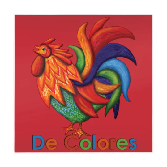 Discover De Colores Rooster Gallo Men's Jersey Polo Mahjong Mats