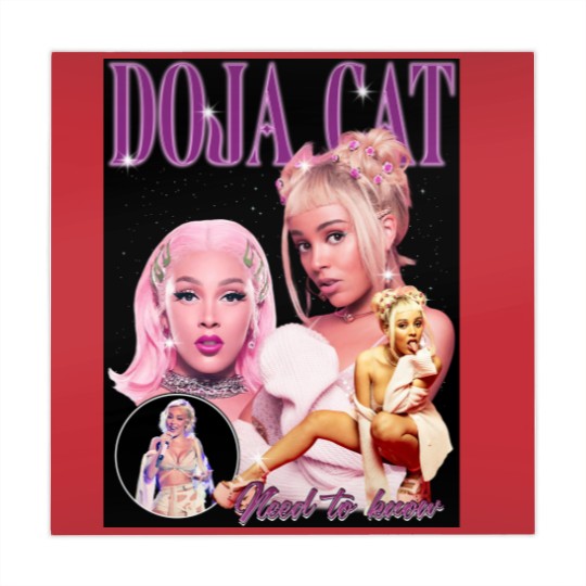 Discover Bootleg Doja Cat Mahjong Mats, Doja Cat 90s Graphic Mahjong Mats, Vintage Mahjong Mats