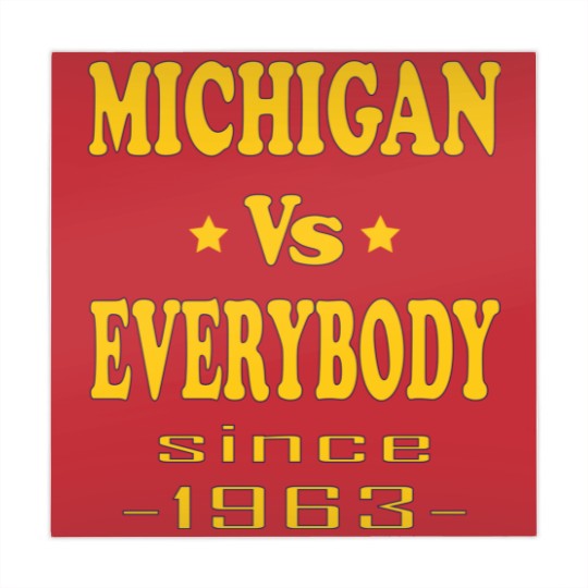 Discover michigan vs everybody Mahjong Mats