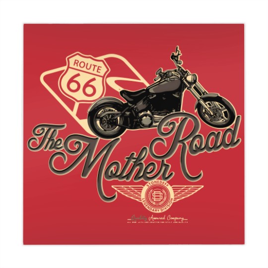 Discover Motorcycle - Route 66 the mother road Mahjong Mats