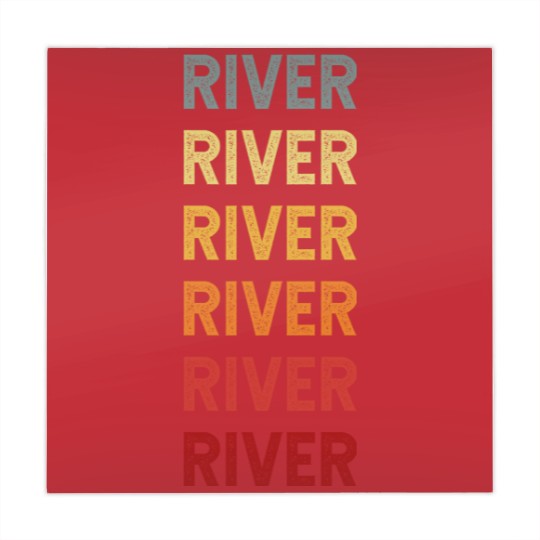 Discover River Name Vintage Retro Gift Called River - River - Mahjong Mats