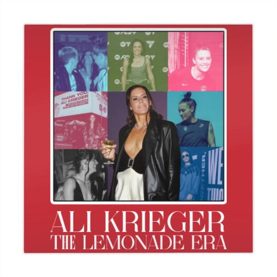 Discover Ali Krieger The Lemonade Era US Women Nation Team USWNT Soccer Mahjong Mats