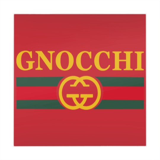 Discover Funny Gnocchi Pasta Logo Mahjong Mats