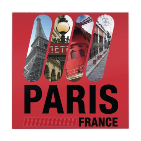 Discover Paris, France Mahjong Mats