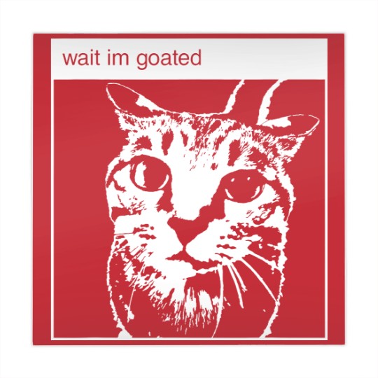 Discover wait i'm goated funny meme t Mahjong Mats