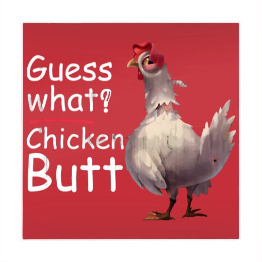 Discover Funny Guess What Chicken Chick Butt Great Gift Vin Mahjong Mats