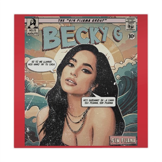 Discover Becky G Comic Mahjong Mats, 90S Vintage Merch Book Art