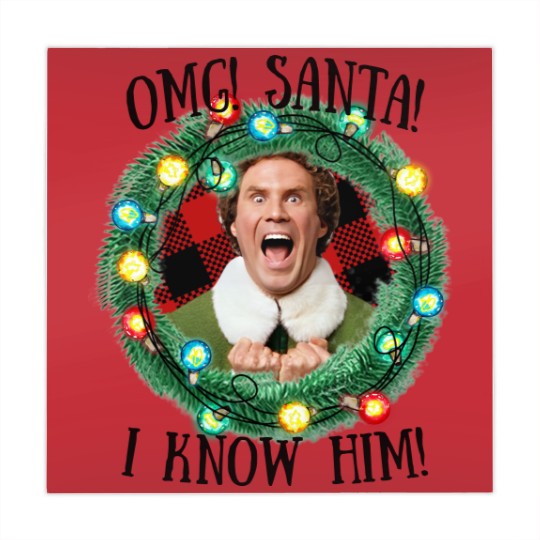 Discover Santa OMG I Know Him Mahjong Mats, Christmas Movie Mahjong Mats