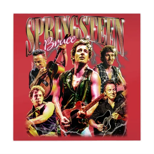 Discover Bruce Springsteen Graphic Bruce Springsteen Mahjong Mats