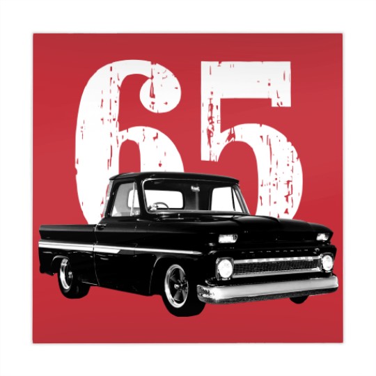 Discover 1965 C10 Pickup Truck Front Three Quarter View Mahjong Mats