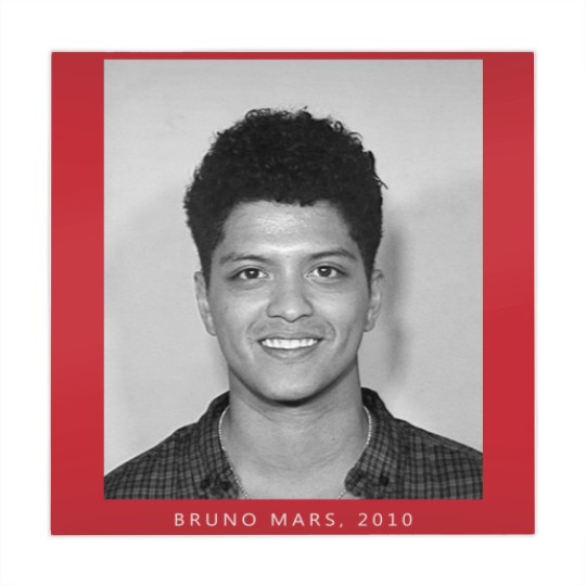 Discover Bruno Mars Mugshot Mahjong Mats
