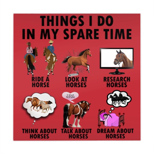 Discover Horse Lover Mahjong Mats | Gift For Horse Lover | Things I Do In Spare Time Mahjong Mats