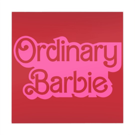 Discover Ordinary Barbie Unisex Mahjong Mats Jersey Short Sleeve Mahjong Mats in White and Barbie Pink