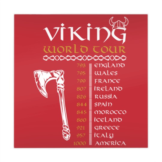 Discover Viking World Tour Mahjong Mats